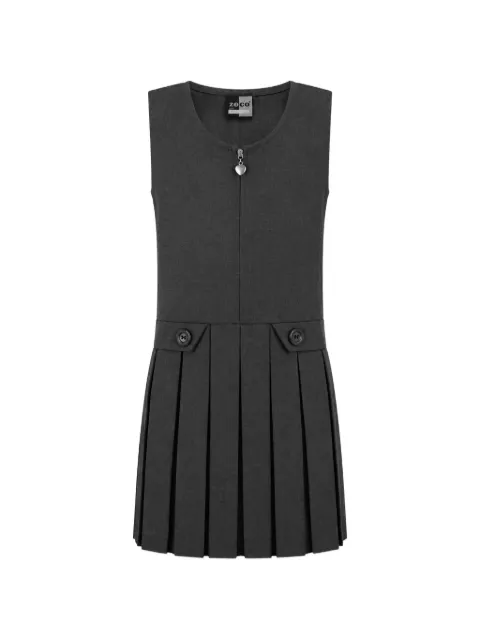 Zeco Schoolwear kids pleated front-zip dress