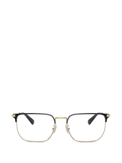 Coach logo-plaque square-frame glasses