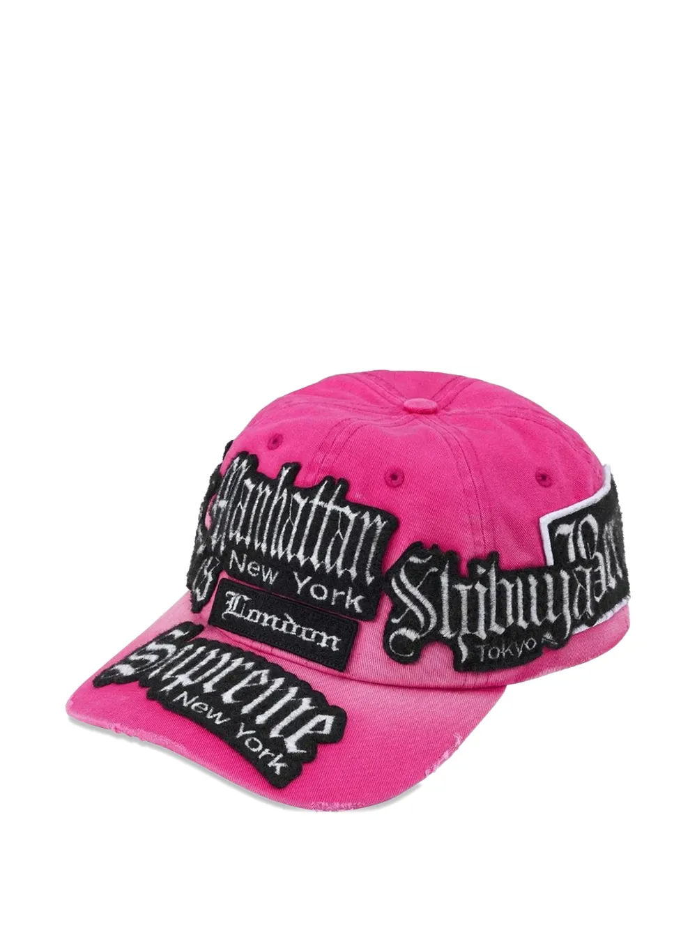 Supreme City Patches 6-Panel cap - Rosa