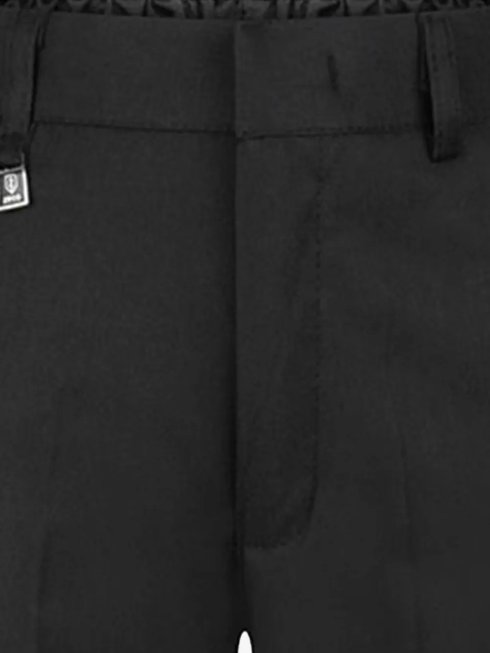 Zeco Schoolwear kids Slim-fit broek Zwart
