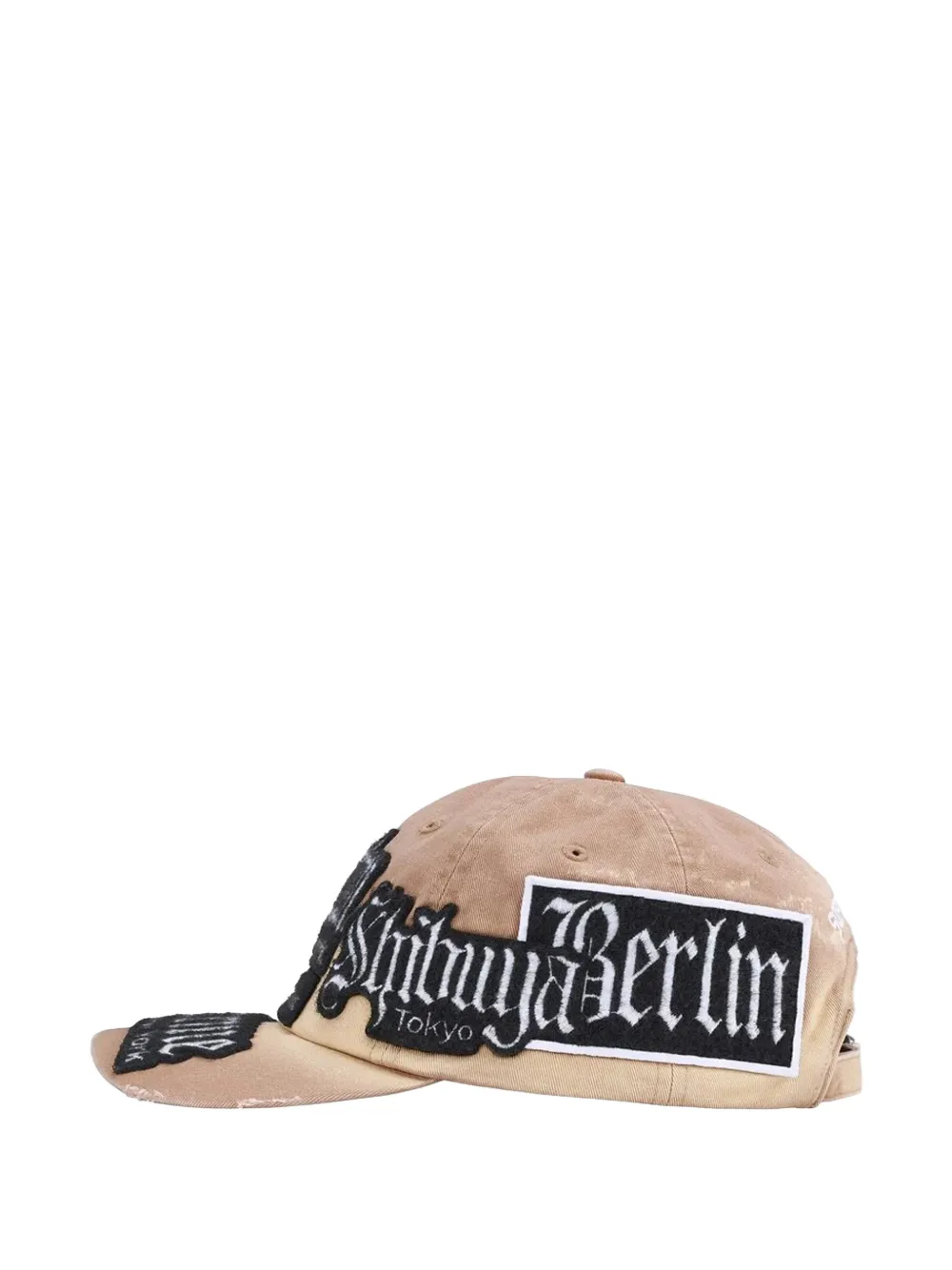 Supreme City Patches pet met zes vlakken Beige