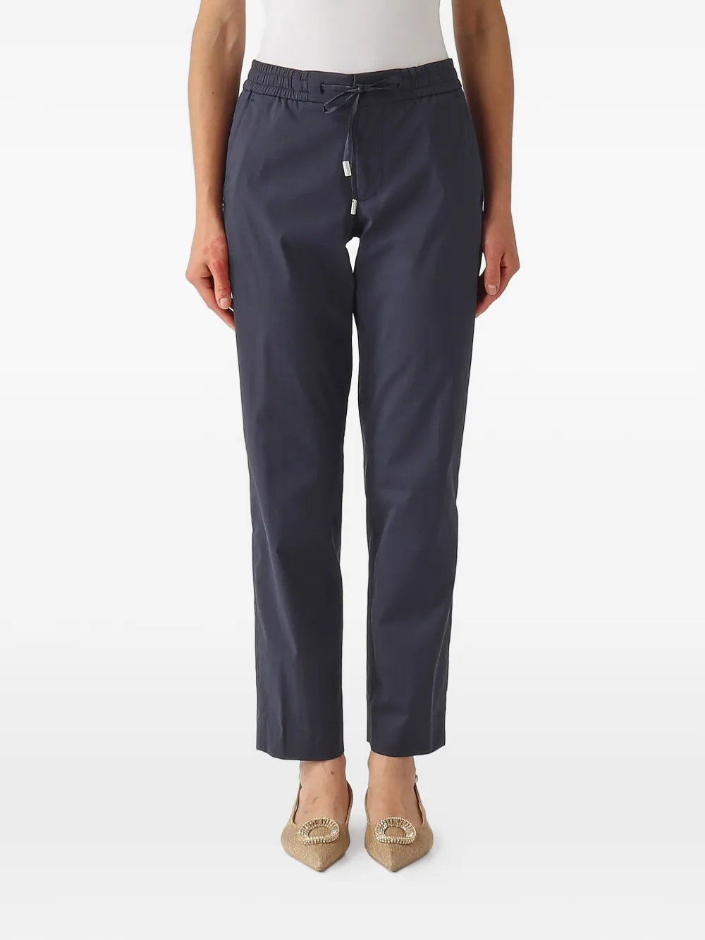 PT Torino drawstring-waistband trousers - Blau