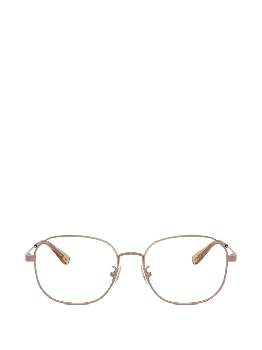 Coach geometric-frame glasses - Braun