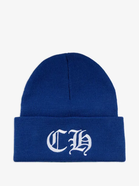 Chrome Hearts logo-embroidered beanie hat