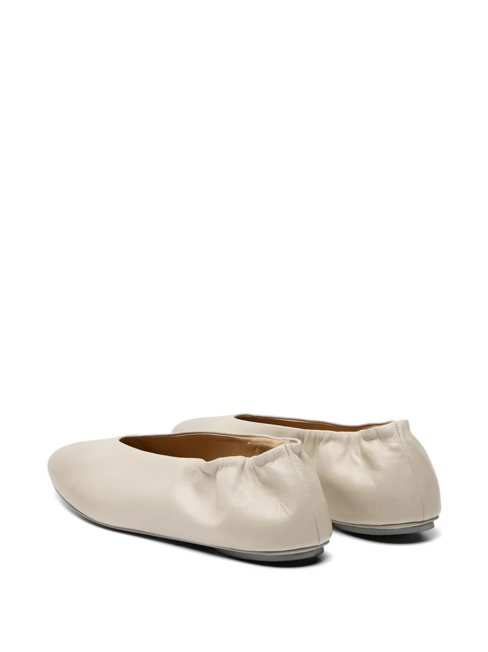 Marsèll leather ballet flats Beige