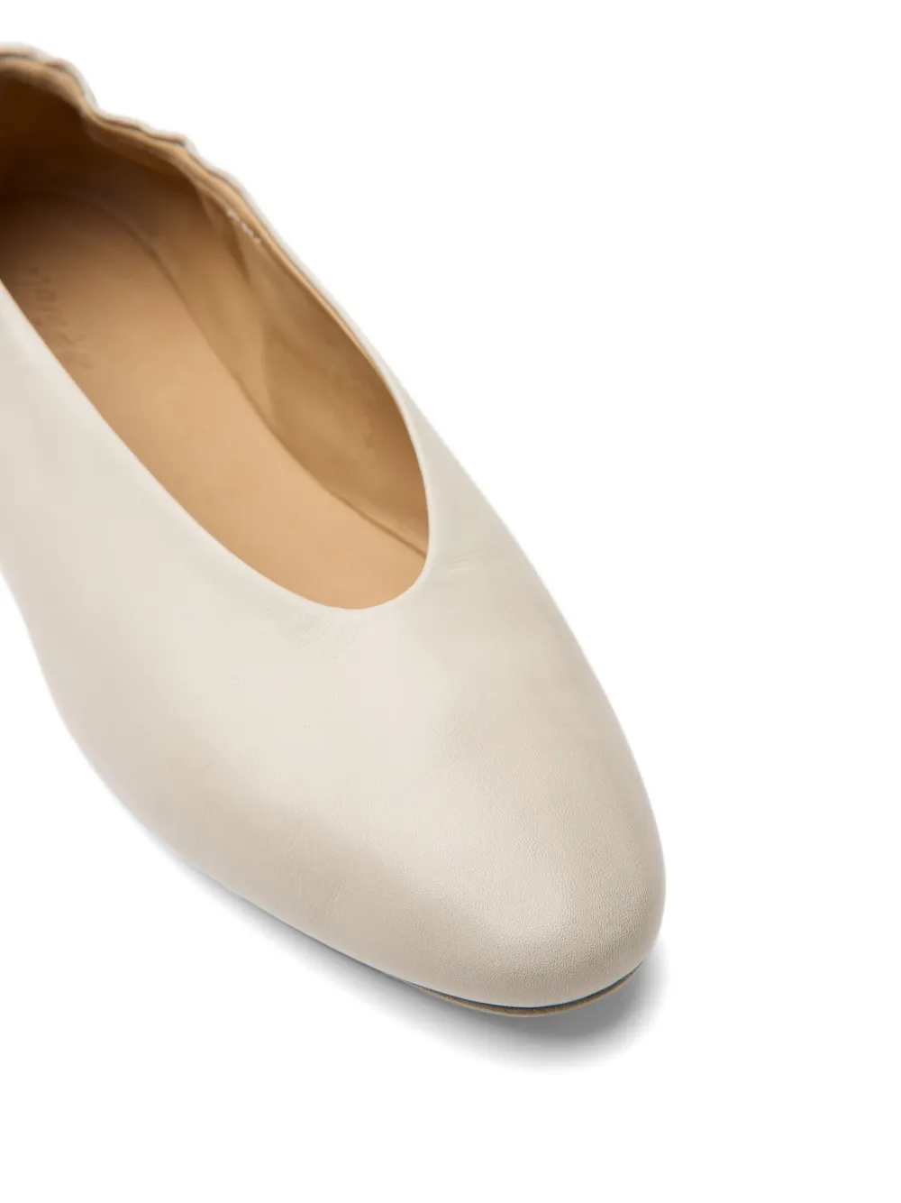 Marsèll leather ballet flats Beige