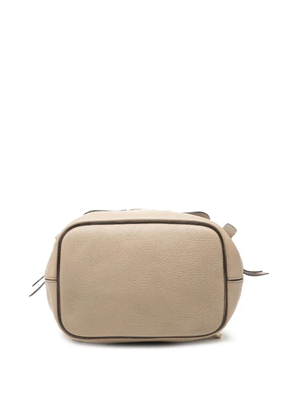 Chloé Pre-Owned 2018 Small Calfskin And Suede Faye Backpack  display picture 3