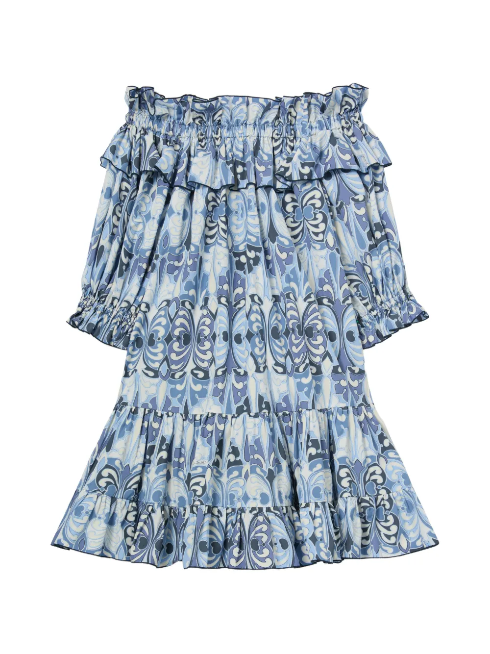 La DoubleJ Breakfast mini-jurk Blauw