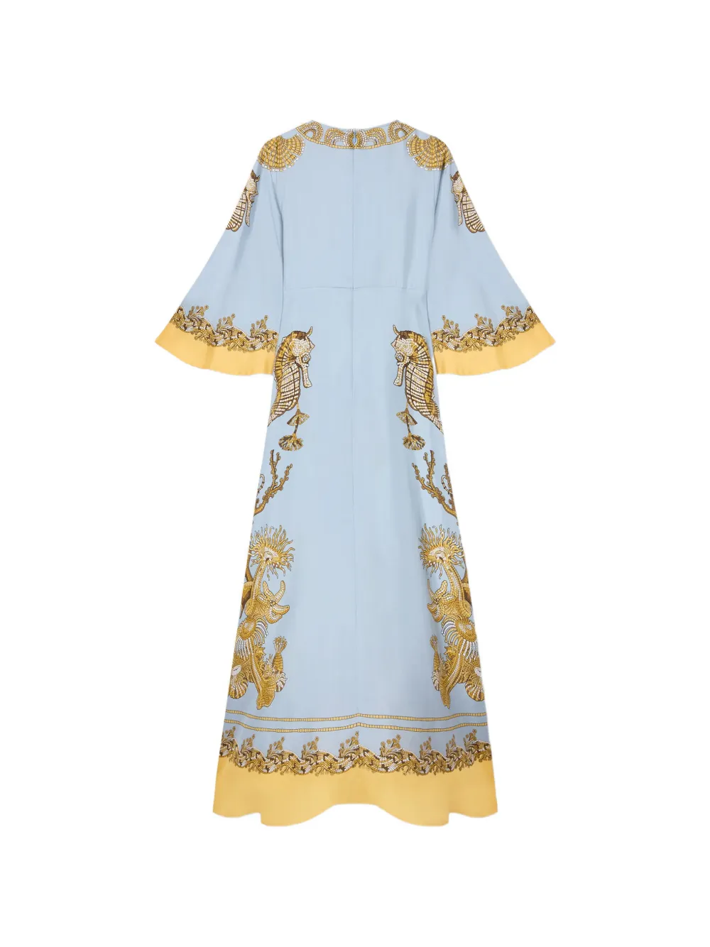 La DoubleJ Sorella jurk met oceania-print Blauw
