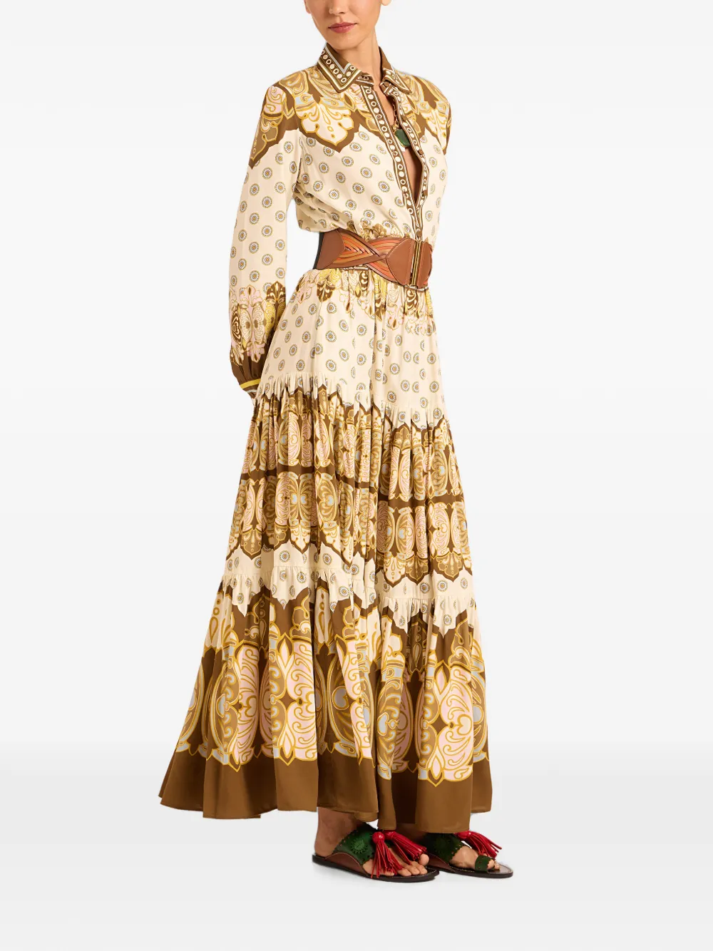 La DoubleJ Bellini jurk Beige
