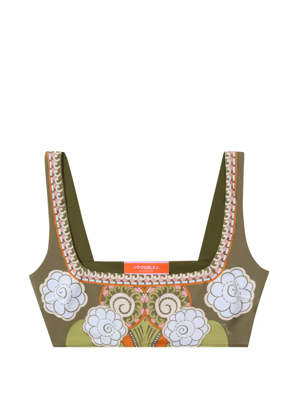 La DoubleJ Top bikini Pammy Placée - Verde