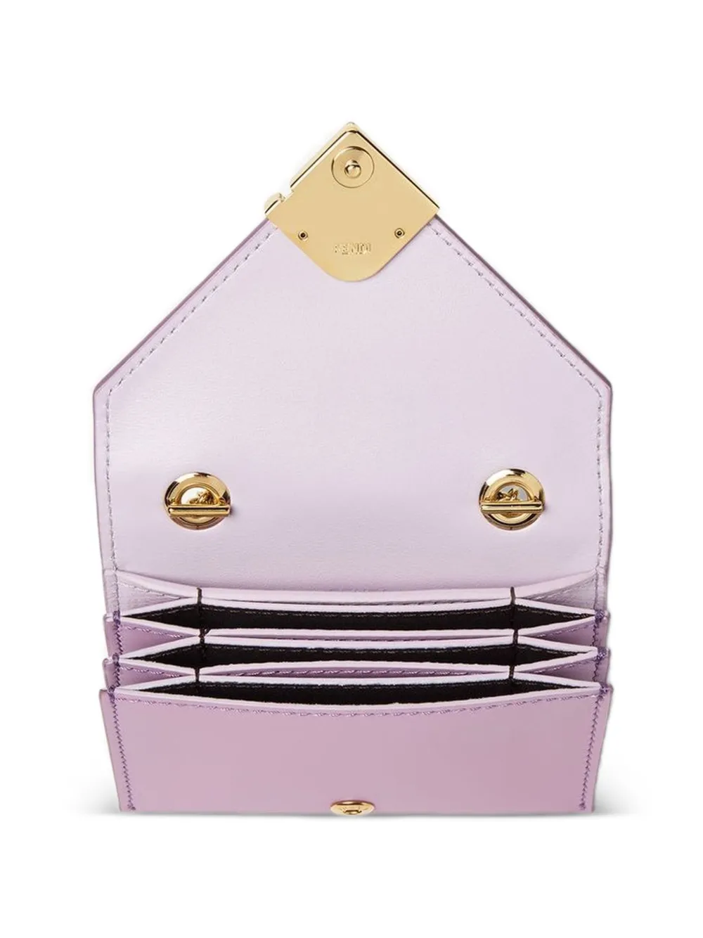 FENDI FF Diamond pasjeshouder Paars