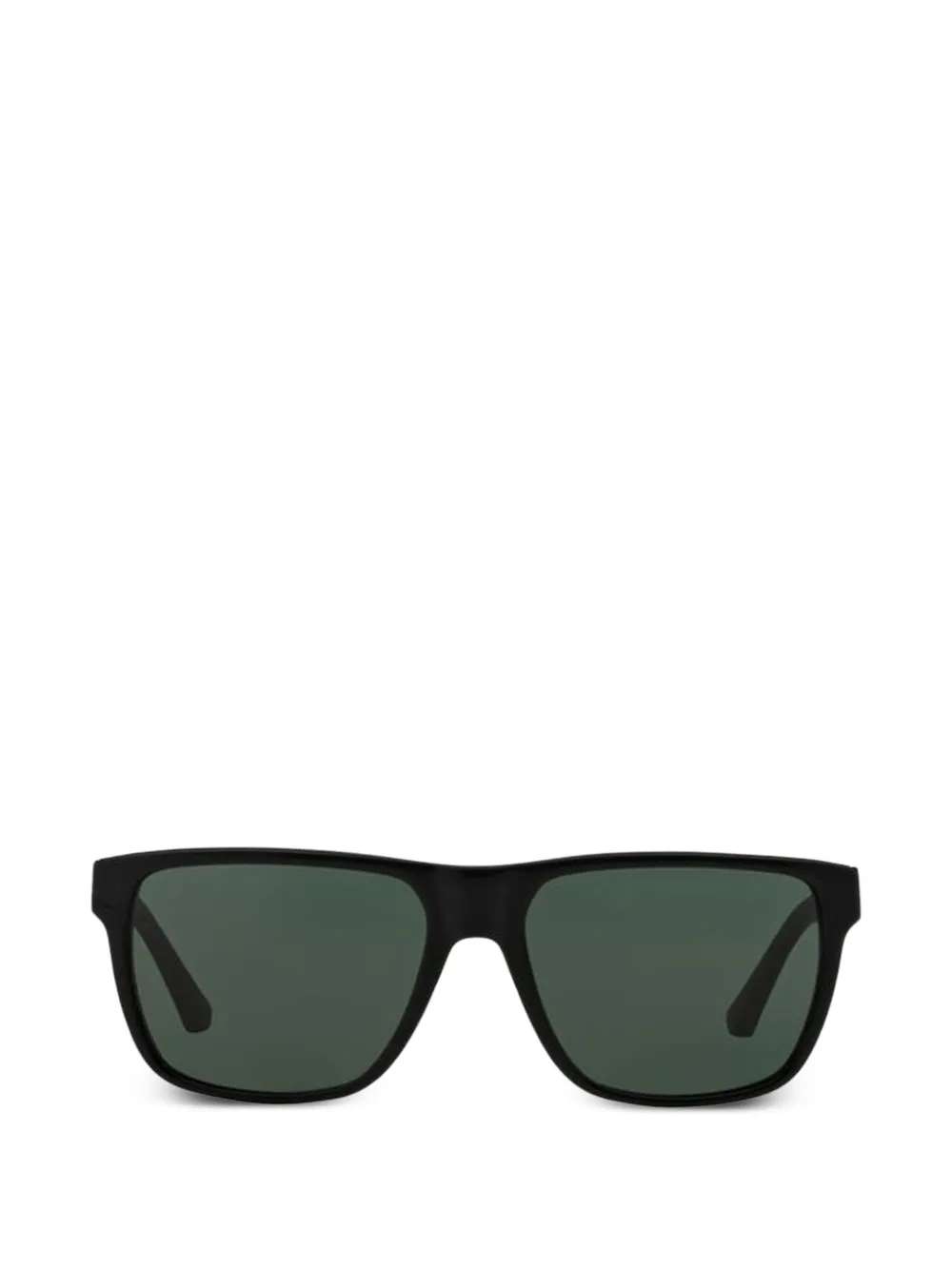 Emporio Armani rectangle-frame sunglasses - Nero