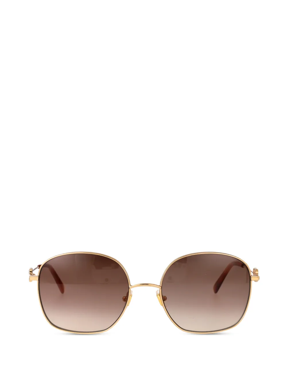 Valentino Garavani VLogo Signature rectangle-frame sunglasses - Oro