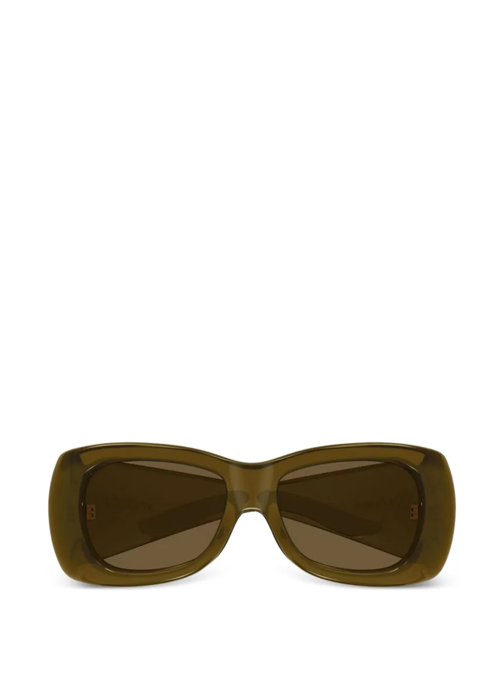 Saint Laurent Eyewear SL 901 Howl rectangle-frame sunglasses - Marrone