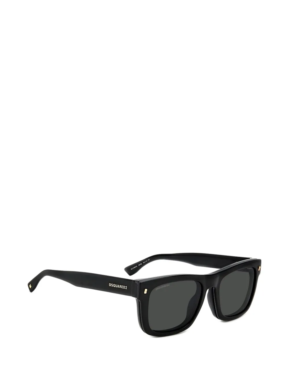 DSQUARED2 Zonnebril met vierkant montuur Zwart