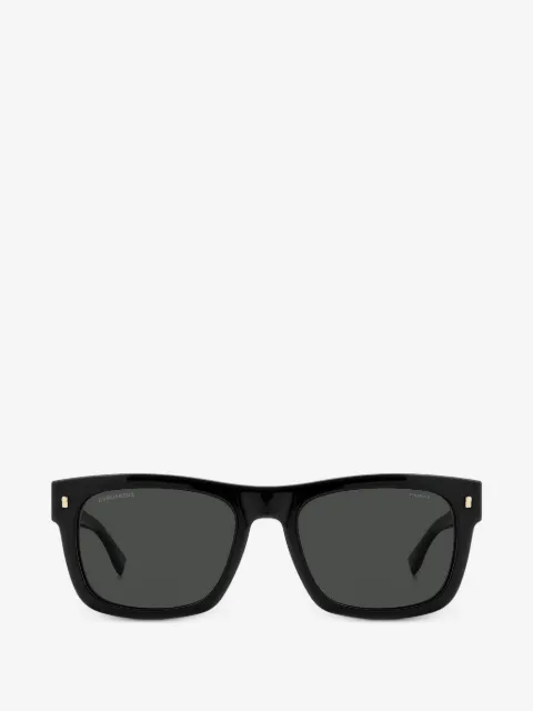 DSQUARED2 Óculos de sol quadrado clip-on