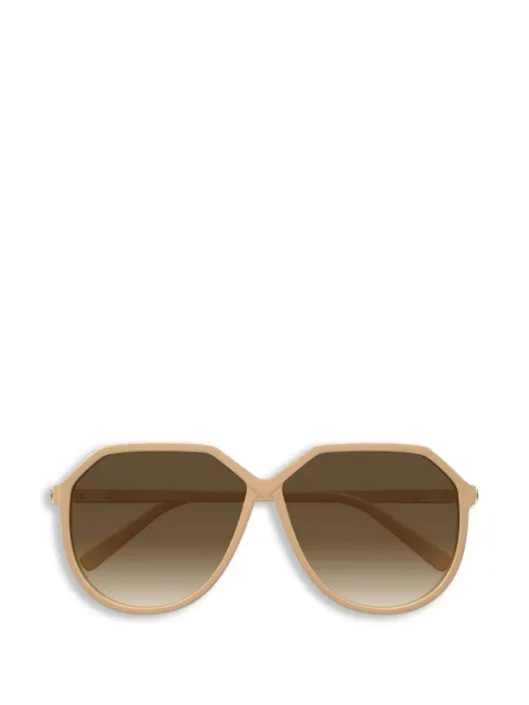 VALENTINO GARAVANI EYEWEAR Óculos de sol geométrico V-logo