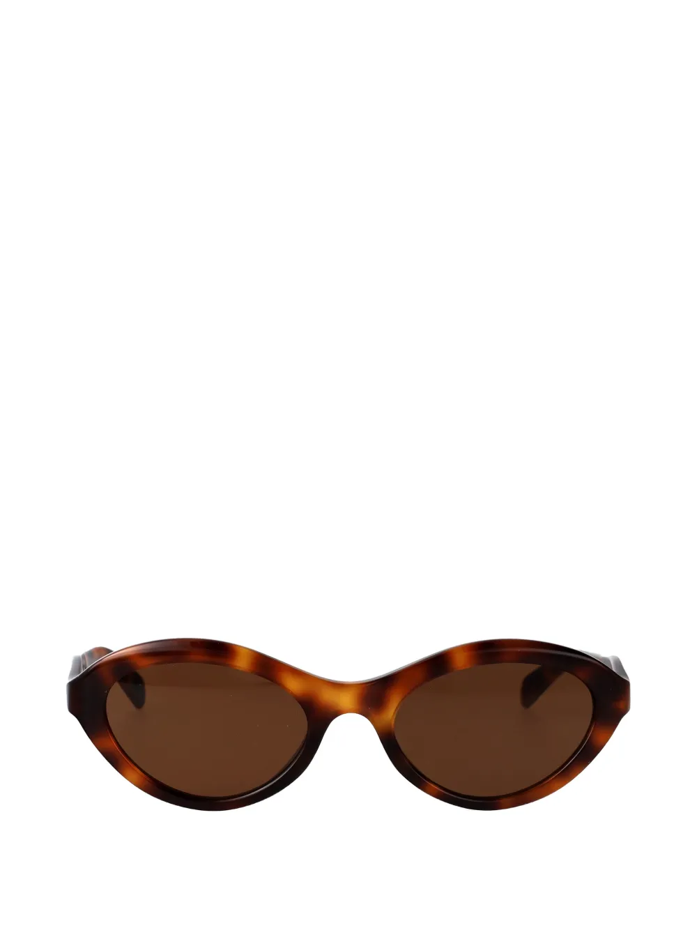 VALENTINO GARAVANI EYEWEAR V-logo cat-eye sunglasses - Braun