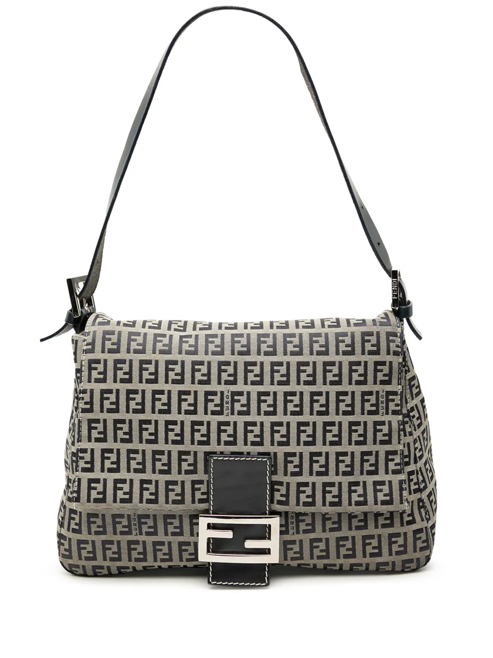 Fendi Pre-Owned 1990-2000 Zucchino Canvas Mamma Forever shoulder bag - Grau