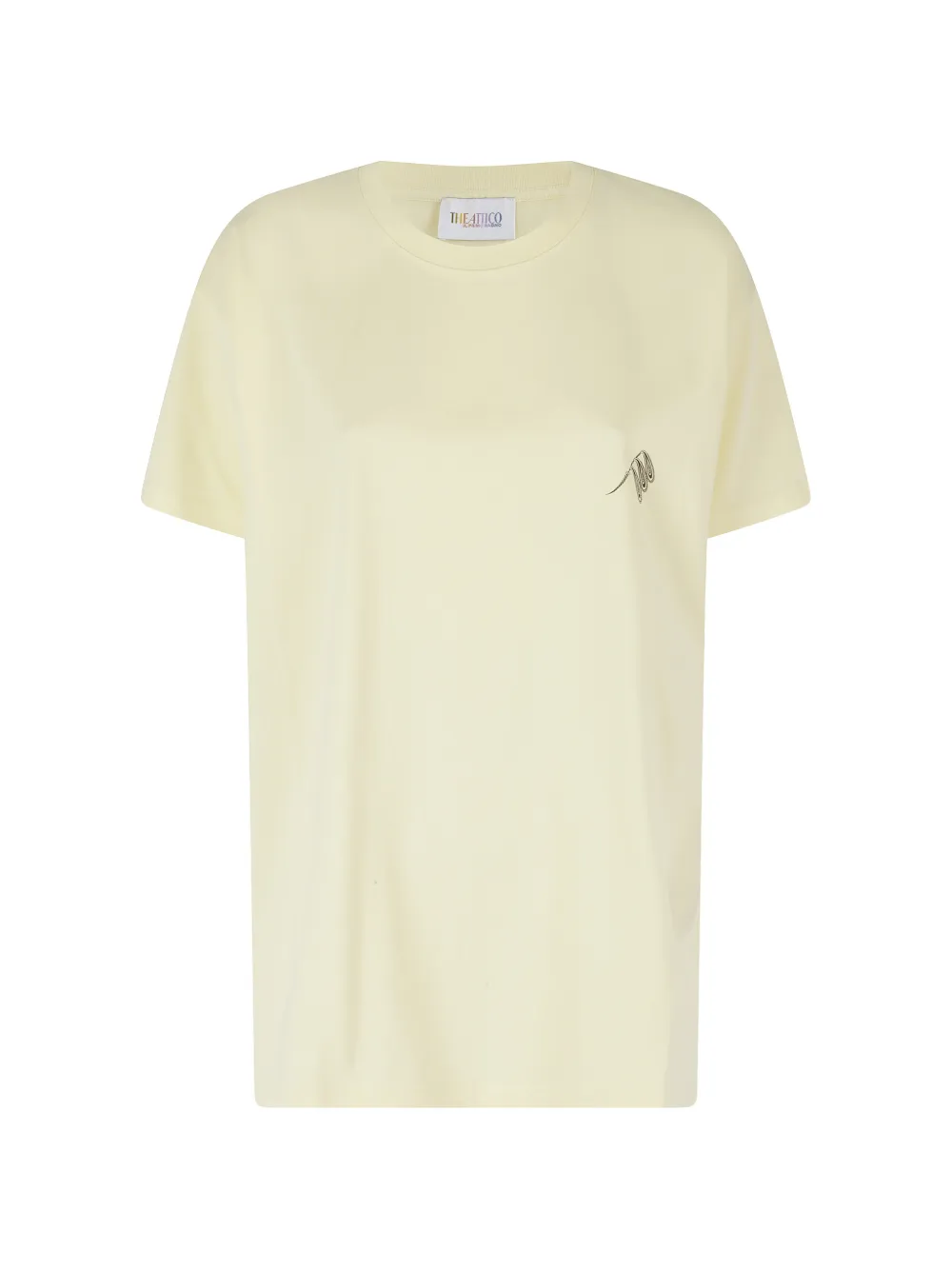 The Attico cotton T-shirt - Toni neutri