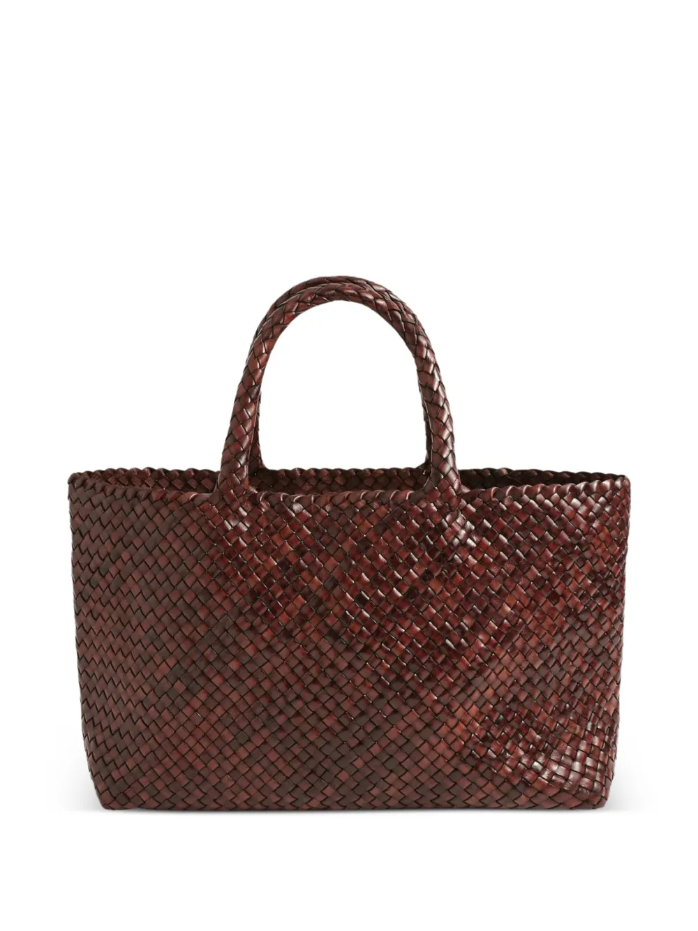 Manebi Bali woven tote bag - Marrone