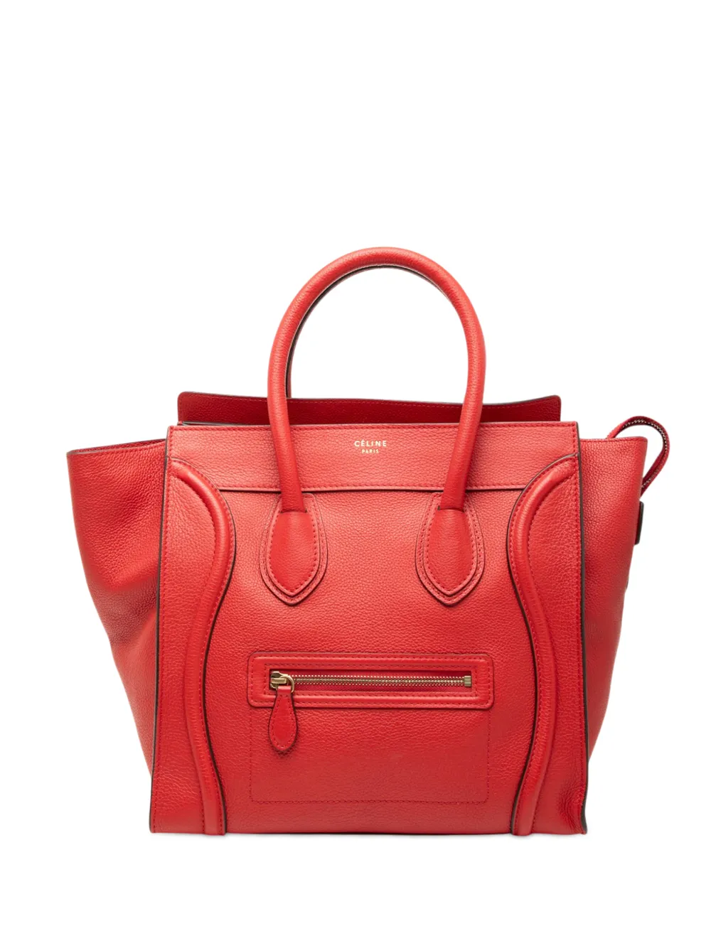 Celine Pre-Owned 2012 Mini Grained Calfskin Luggage tote bag - Rot
