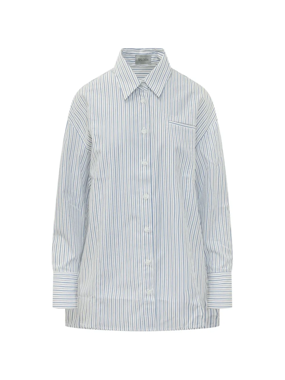 BALOSSA Vega stripe-pattern shirt - Bianco