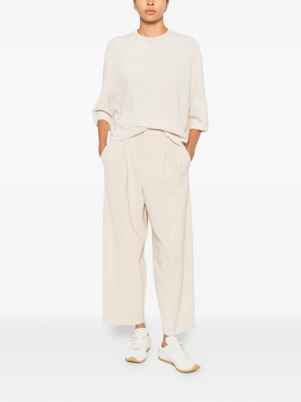  Rossi Pantalones Capri Noa - Neutro 