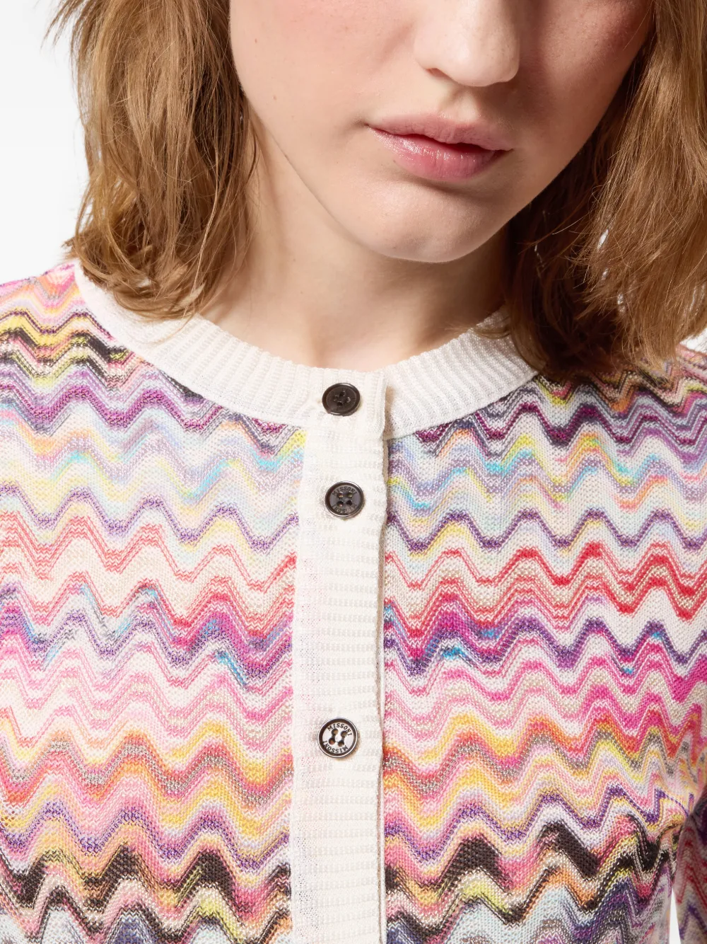 Missoni Slim-fit vest met ronde hals en knopen Veelkleurig