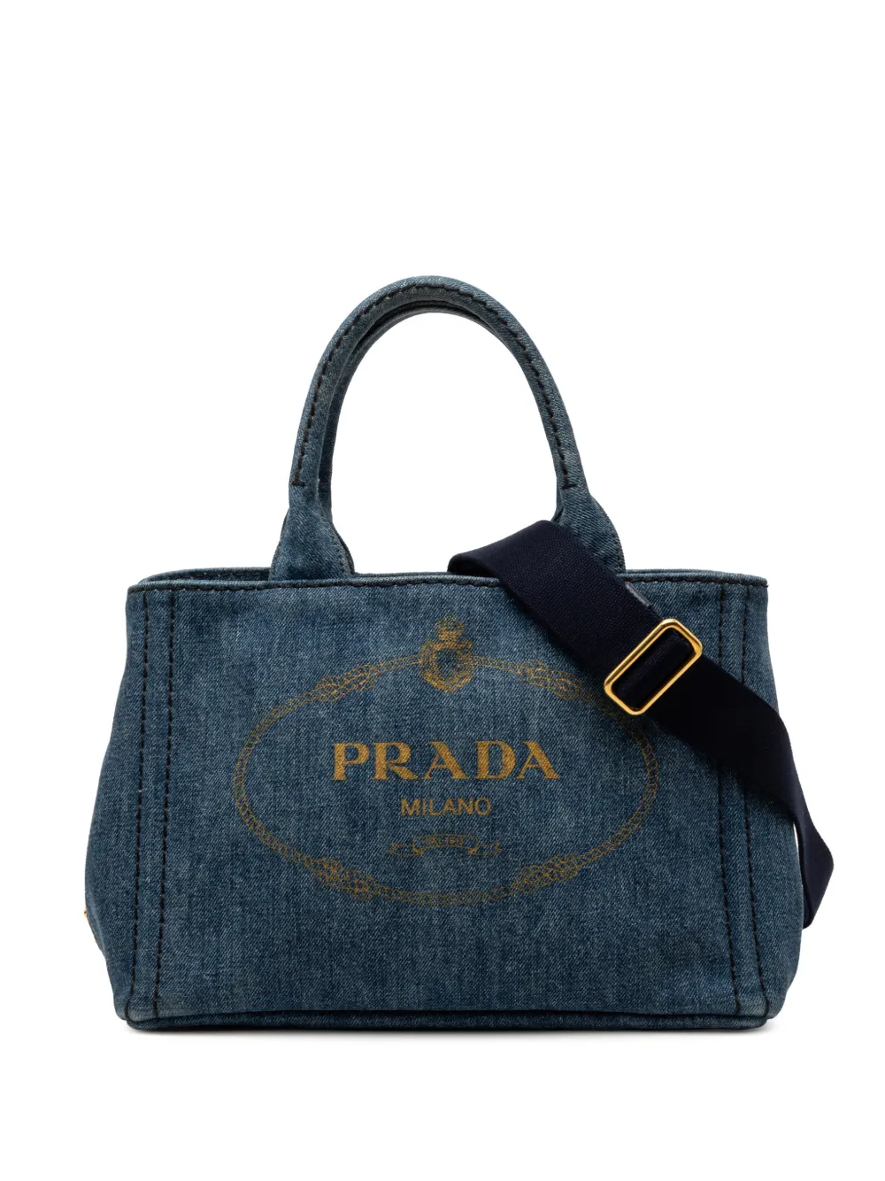 PRADA カナパ デニム PRADA プラダ カナパ ショルダーバッグ トート バッグ デニム (PRADA