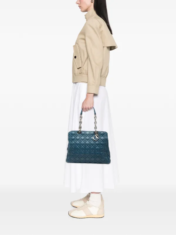 Christian Dior Pre-Owned 2014 ラージ ラムスキン カナージュ ソフト