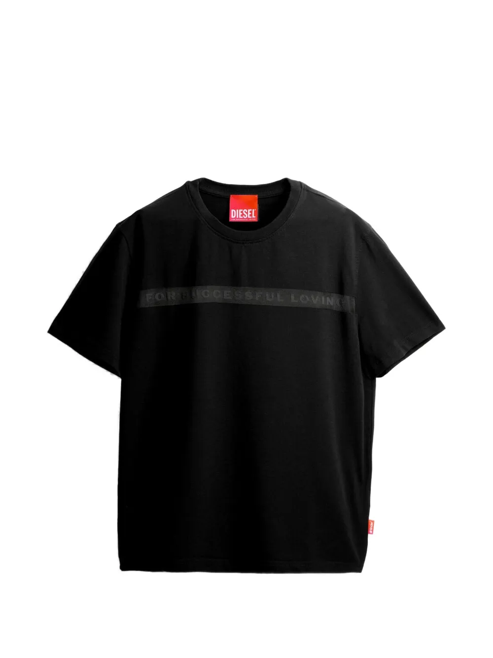 Diesel x Tinder logo-print sheer-panel T-shirt