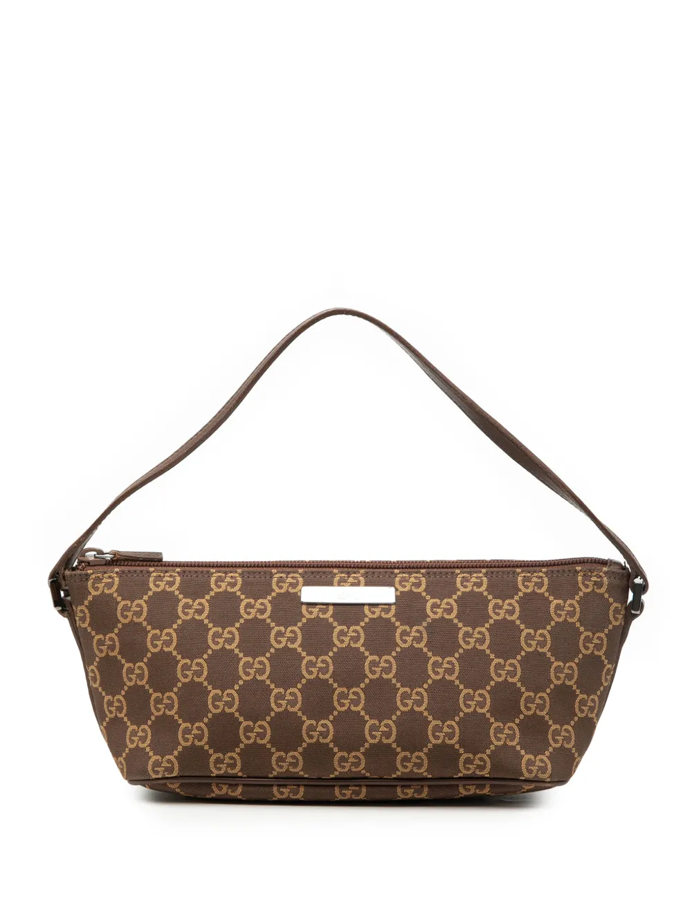 Gucci Pre-Owned 2000-2015 GG Canvas Boat shoulder bag - Marrone