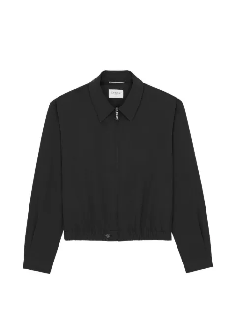 Saint Laurent cotton zip-up jacket