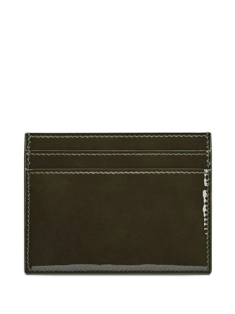  Saint Laurent Tarjetero Cuero - Verde 