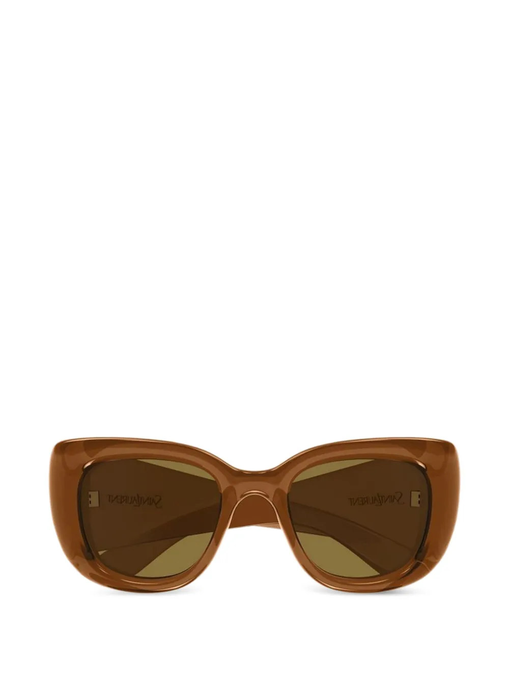 Saint Laurent - SL 903 Howl cat-eye frame sunglasses - mulher - Nylon - 55 - Marrom