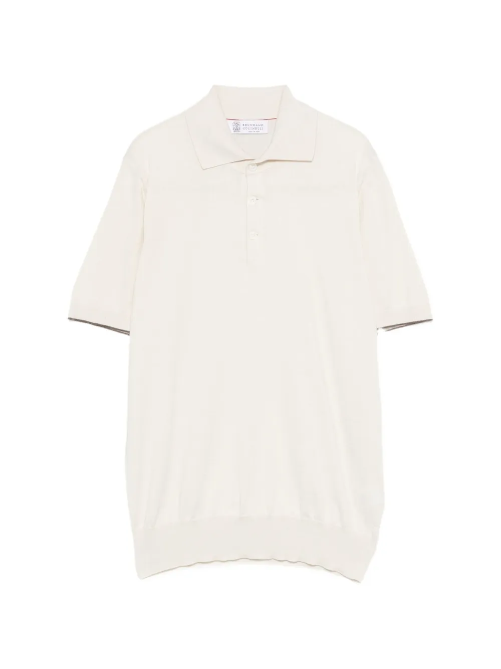 Brunello Cucinelli short-sleeve sweater - Bianco
