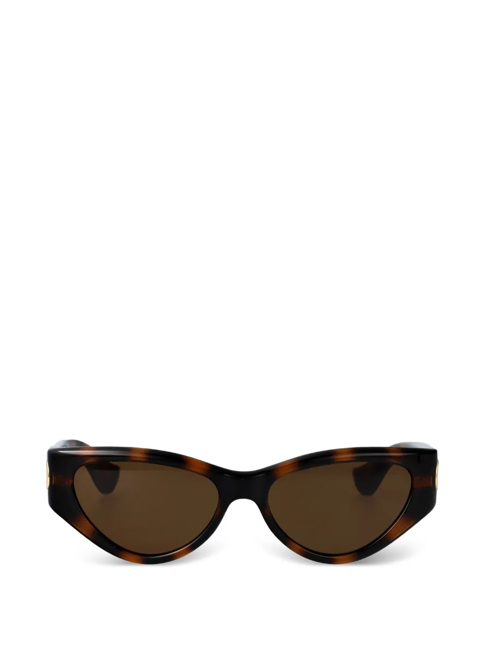 VALENTINO GARAVANI EYEWEAR VLogo cat-eye sunglasses - Marrone