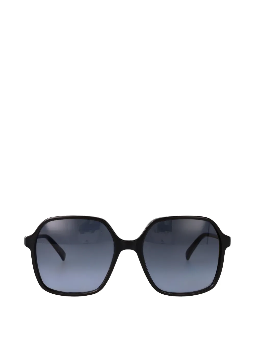 Valentino Garavani VLogo rectangle-frame sunglasses - Schwarz