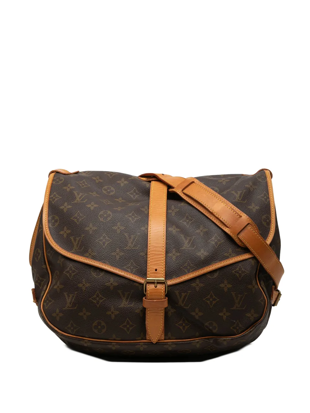 Louis Vuitton Pre-Owned 1992 Monogram Saumur 35 crossbody bag - Marrone