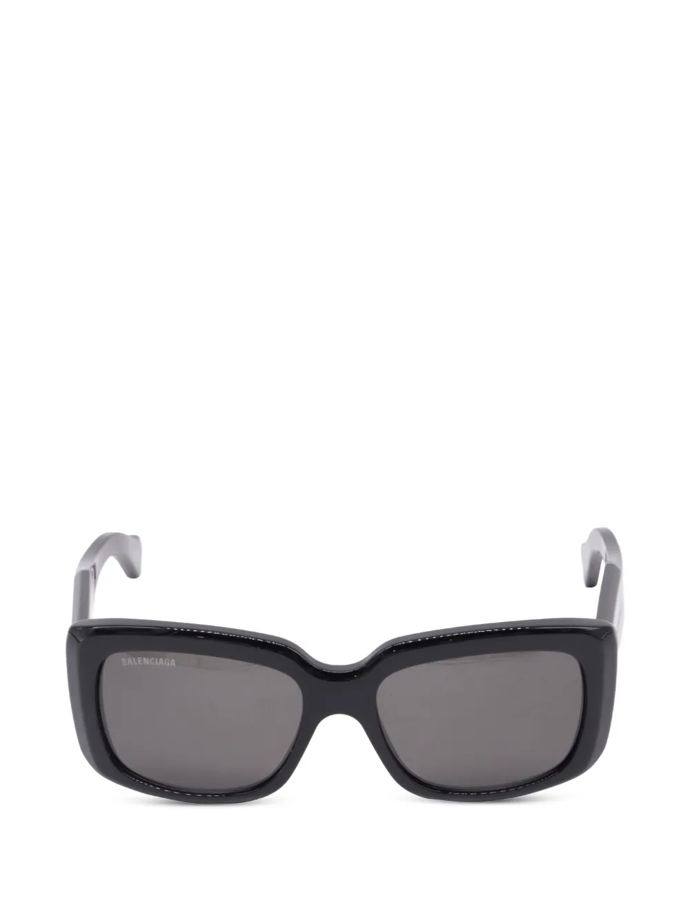Balenciaga Pre-Owned Square-frame logo sunglasses - Nero
