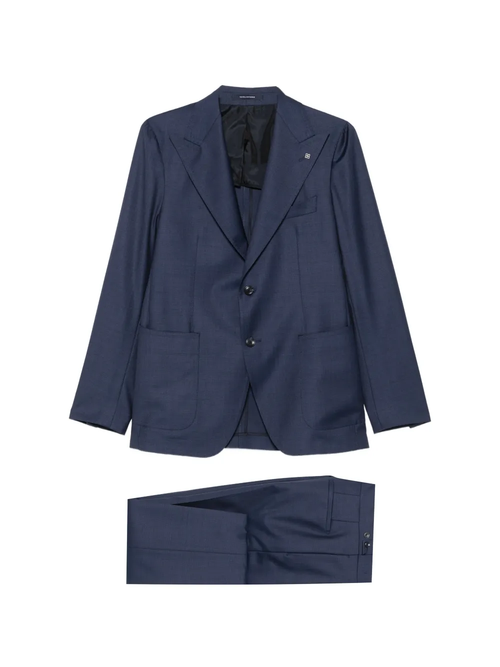Tagliatore peak-lapel single-breasted suit - Blu