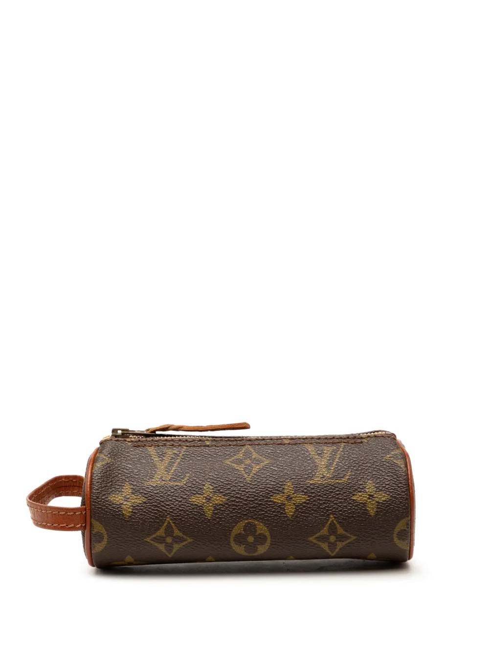 Louis Vuitton Pre-Owned 1982 Monogram Trousse Ronde 16 pouch - Marrone