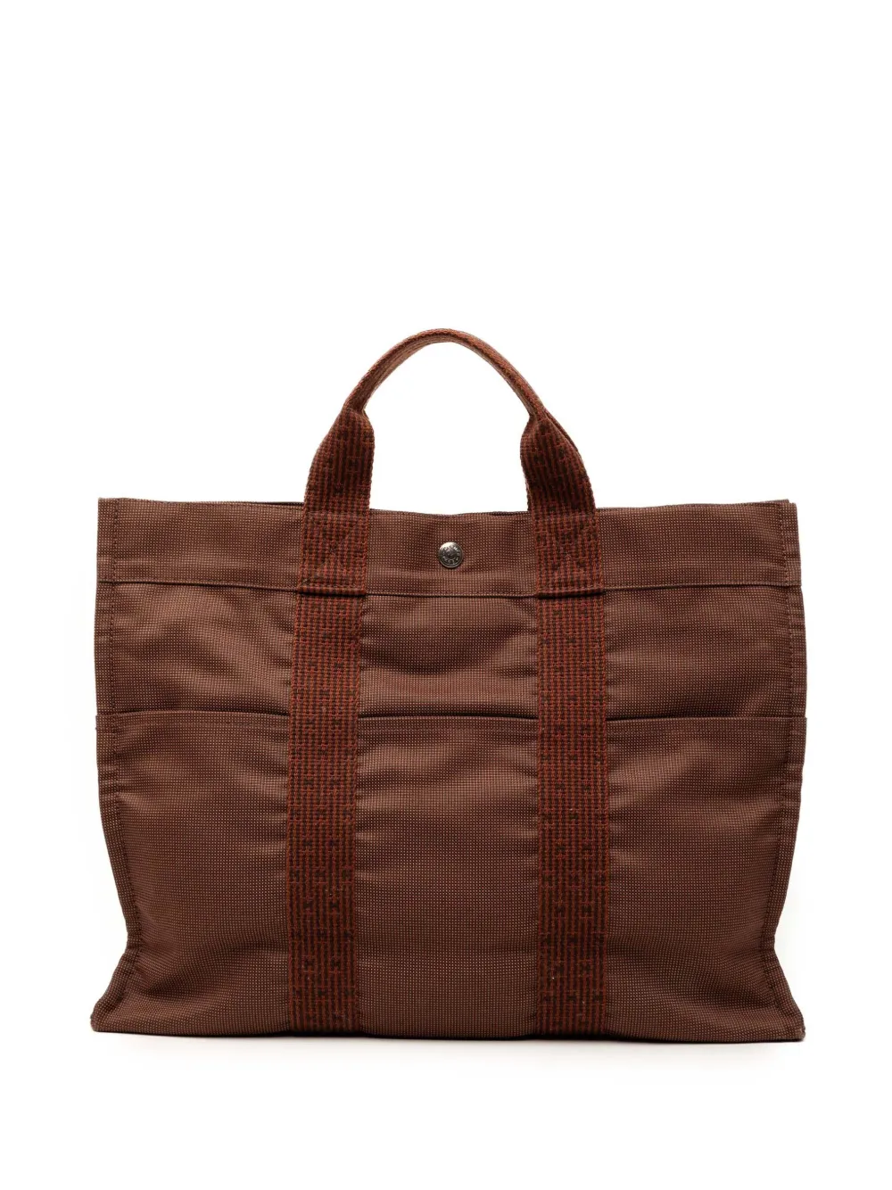 Hermès Pre-Owned 1990-2010 Canvas Herline GM tote bag - Marrone