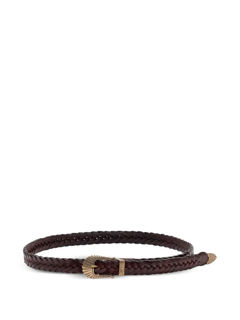 ALBERTO LUTI braided belt - Marrone