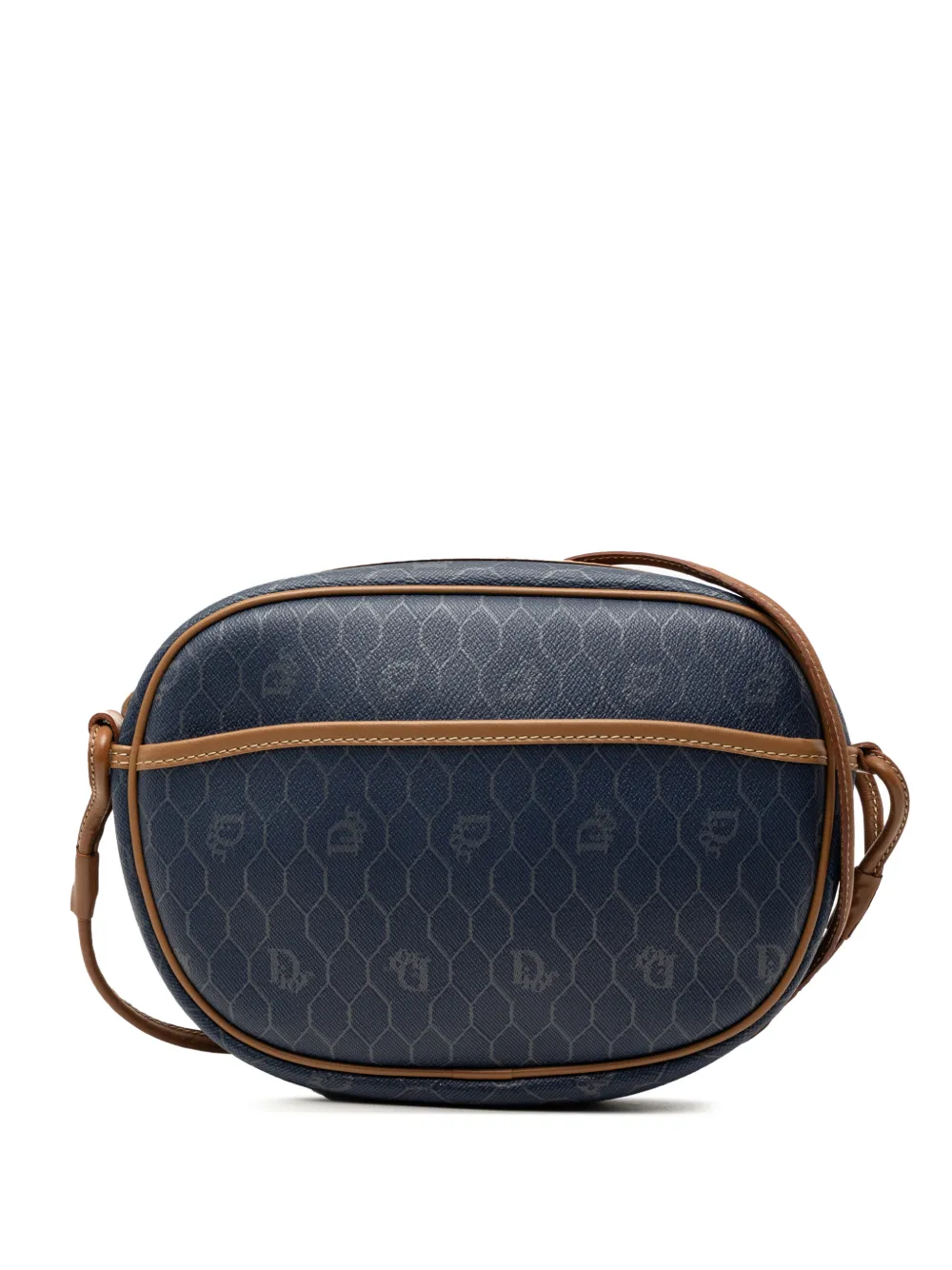 Christian Dior Pre-Owned 20th Century Honeycomb Coated Canvas crossbody bag - Blu