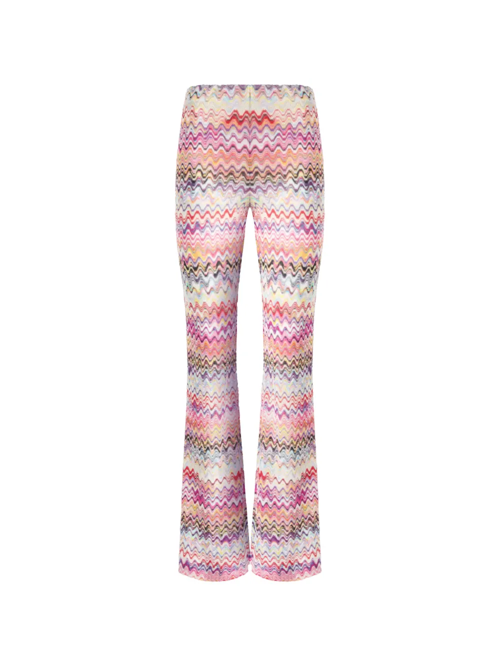 Missoni zigzag-knit flared trousers - Mehrfarbig