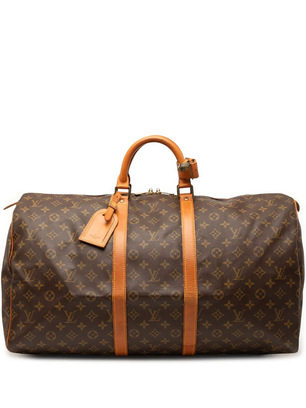 Louis Vuitton Pre-Owned 1989 Monogram Keepall 55 travel bag - Marrone