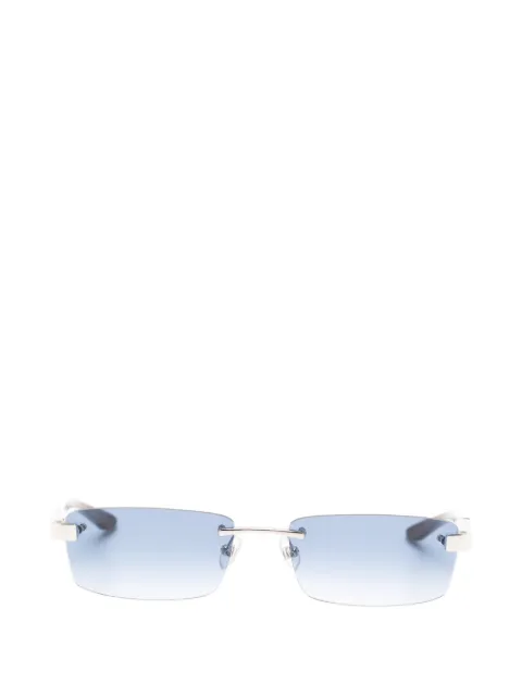 Maybach eyewear The Artist III rimless rectangle-frame sunglasses